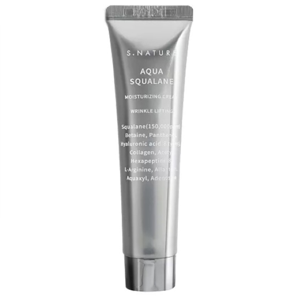 S.Nature Aqua Squalane Korean Moisturizing Cream Wrinkle Lifting 2.75oz 80mL